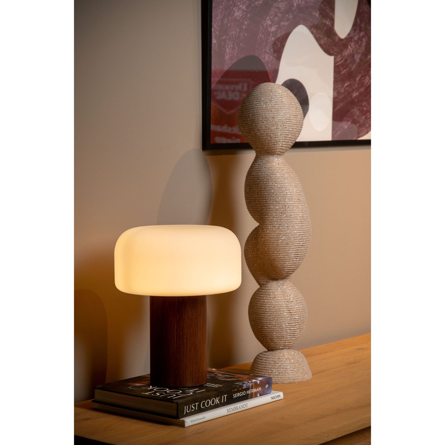 Lucide KENAN - Table lamp - 1xE14 - Wood