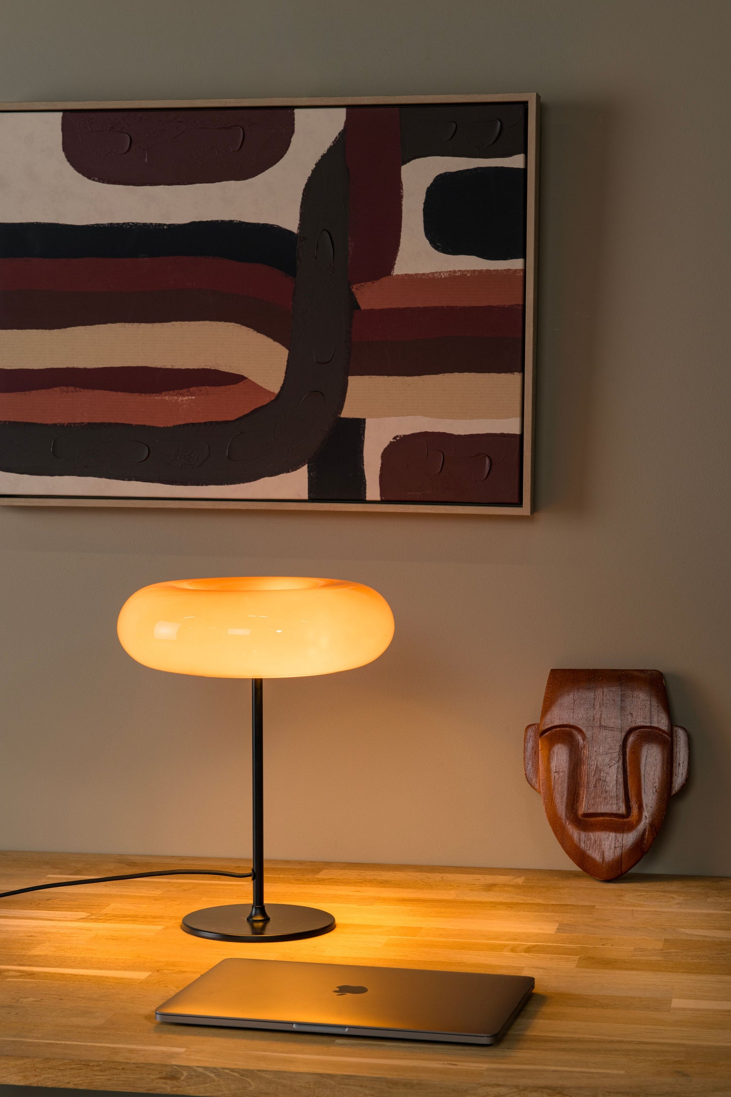 Lucide SENTINO - Table lamp - Ø 30 cm - 3xG9 - Orange