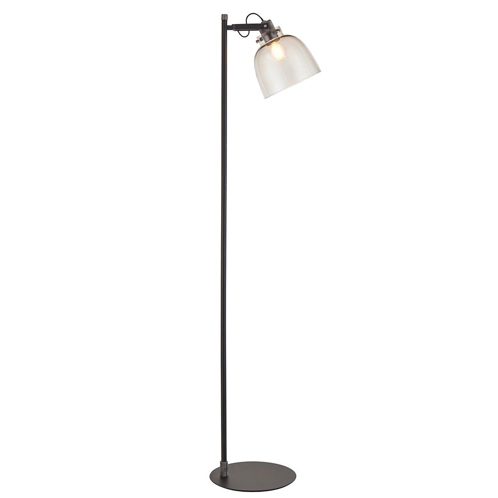 Urban Floor Light - Smokey Grey Glass