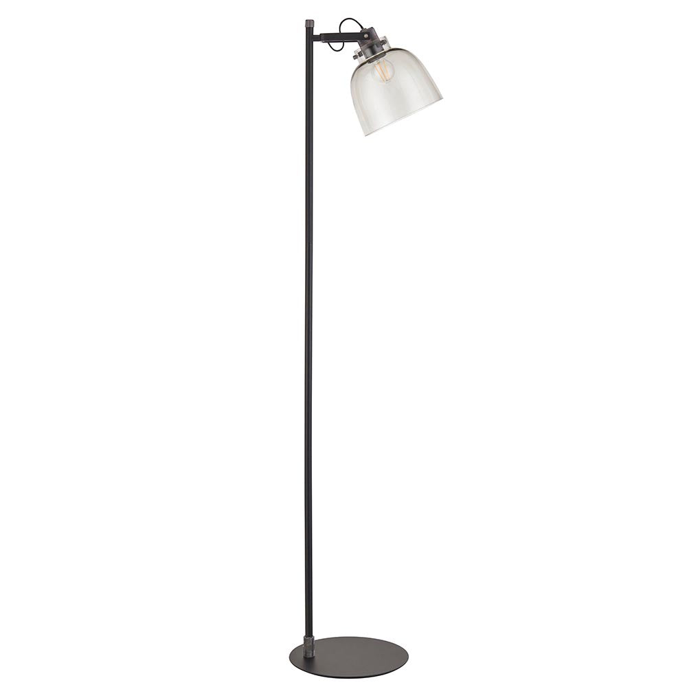 Urban Floor Light - Smokey Grey Glass