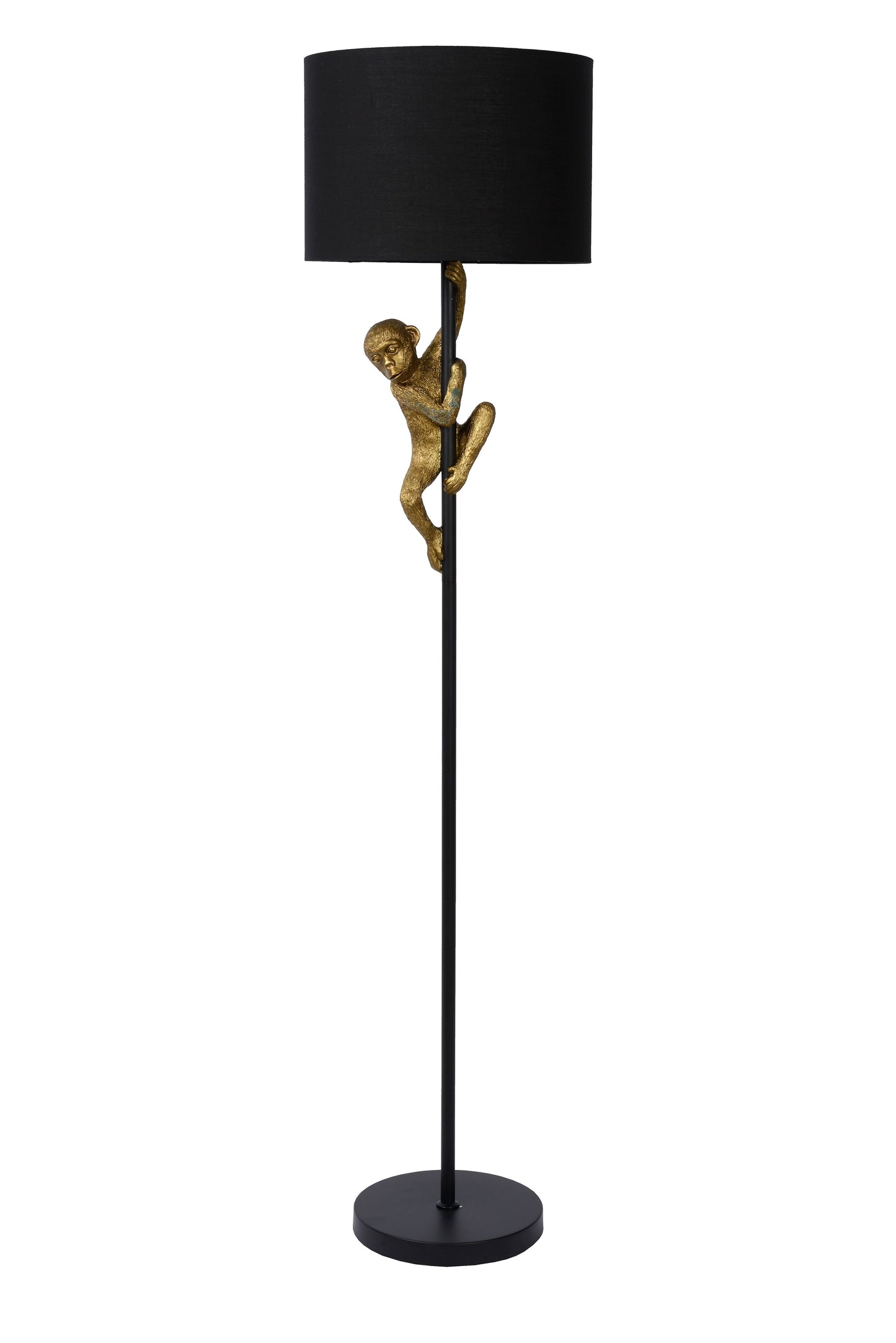 Lucide EXTRAVAGANZA CHIMP - Floor lamp - Ø 35 cm - 1xE27 - Black