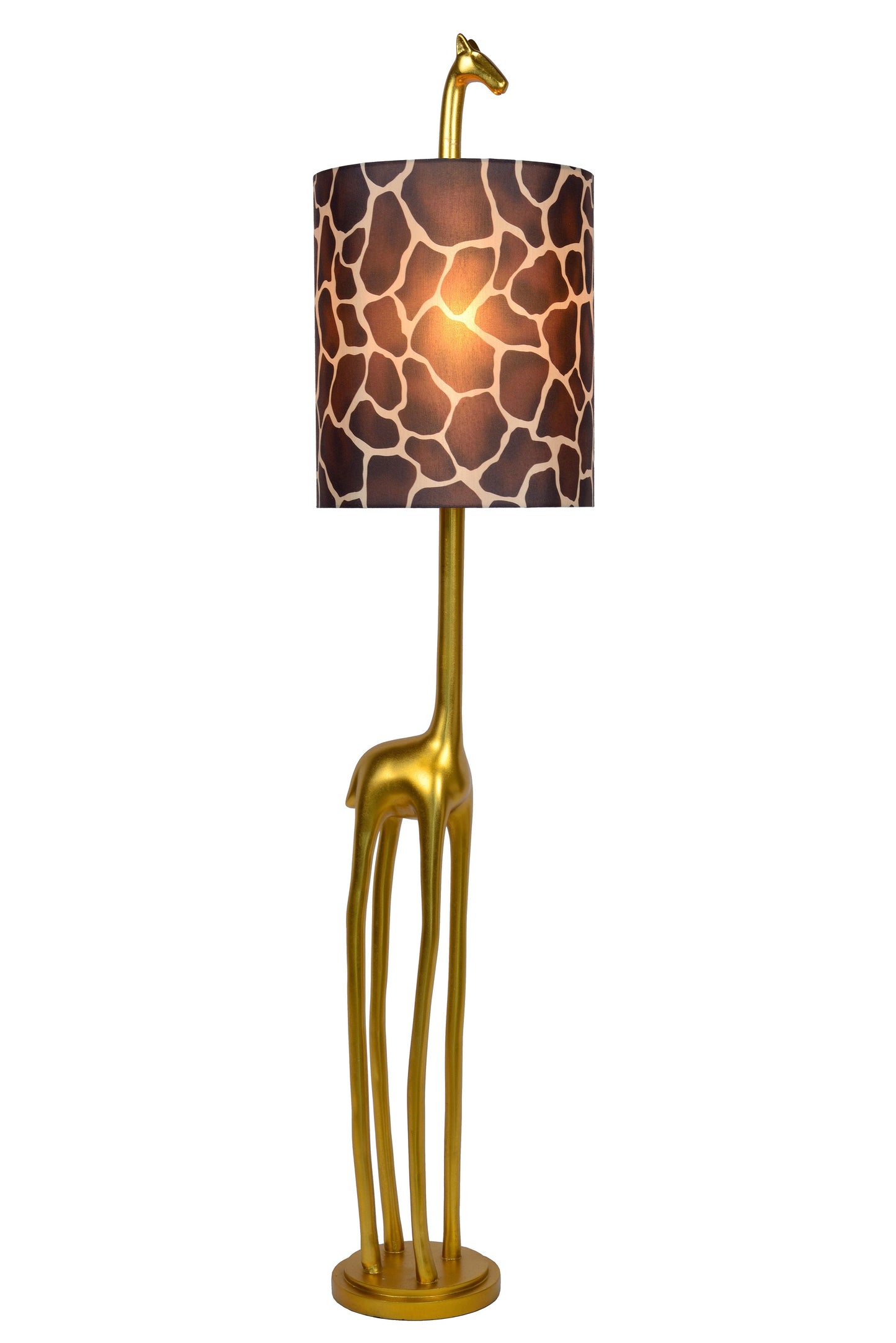 Lucide EXTRAVAGANZA MISS TALL - Floor lamp - Ø 31,5 cm - 1xE27 - Matt Gold / Brass