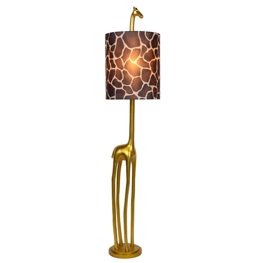 Lucide EXTRAVAGANZA MISS TALL - Floor lamp - Ø 31,5 cm - 1xE27 - Matt Gold / Brass