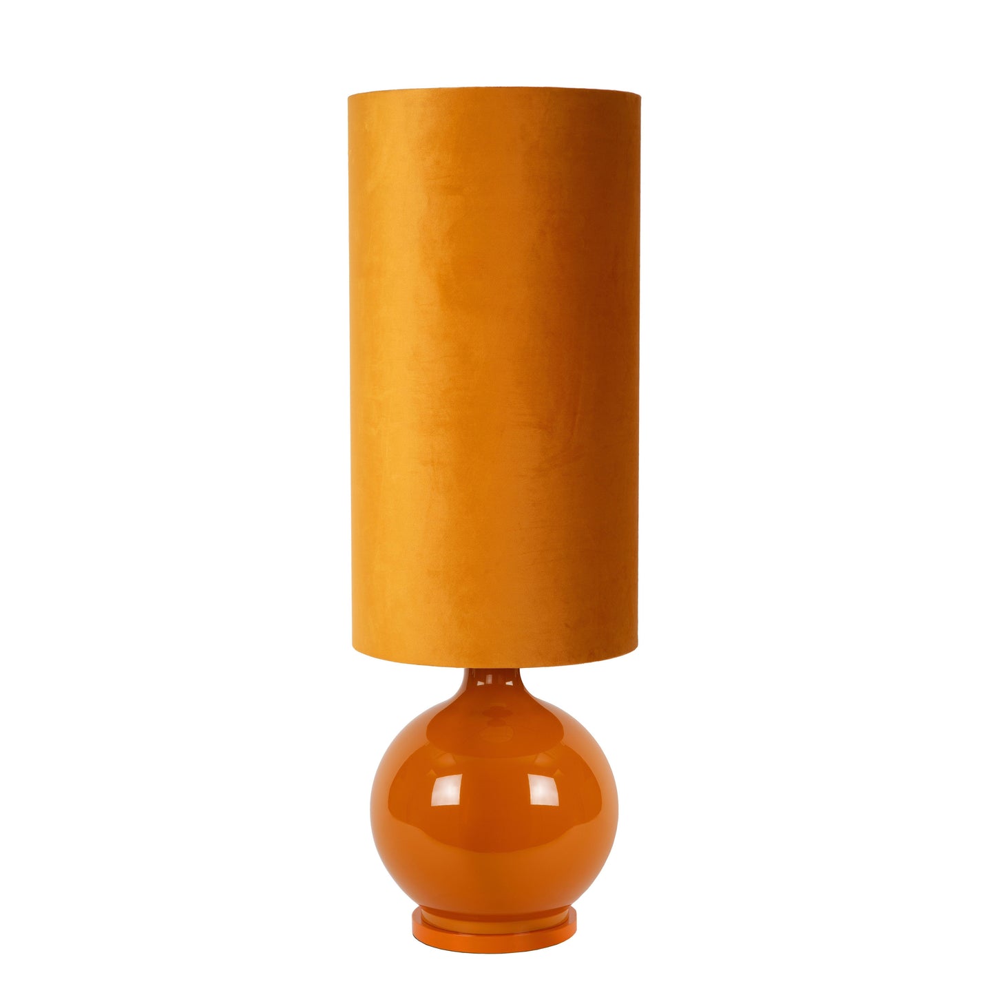 Lucide ESTERAD - Floor lamp - Ø 34 cm - 1xE27 - Ocher Yellow