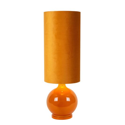 Lucide ESTERAD - Floor lamp - Ø 34 cm - 1xE27 - Ocher Yellow