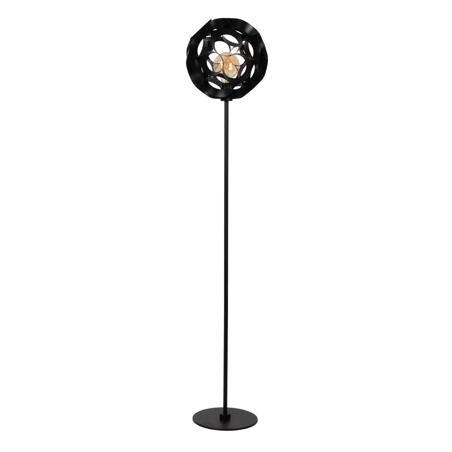 Lucide HANNELORE - Floor lamp - Ø 30 cm - 1xE27 - Black