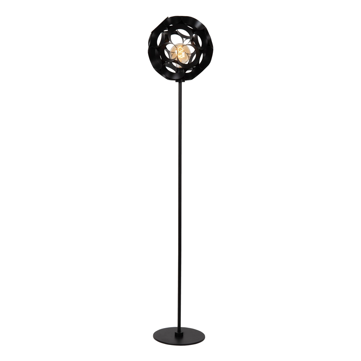 Lucide HANNELORE - Floor lamp - Ø 30 cm - 1xE27 - Black