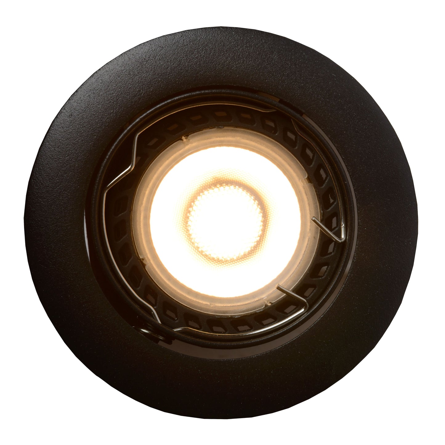 Lucide FOCUS - Recessed spotlight - Ø 8,1 cm - LED Dim. - GU10 - 3x5W 3000K - Black - Set of 3