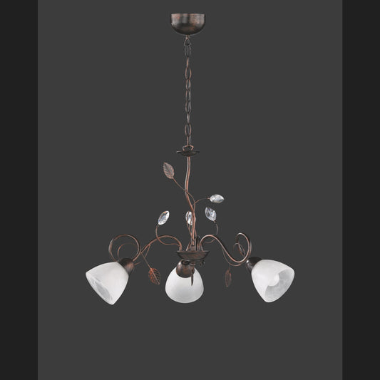 Traditio  - Chandelier - Alabaster Coloured - Trio