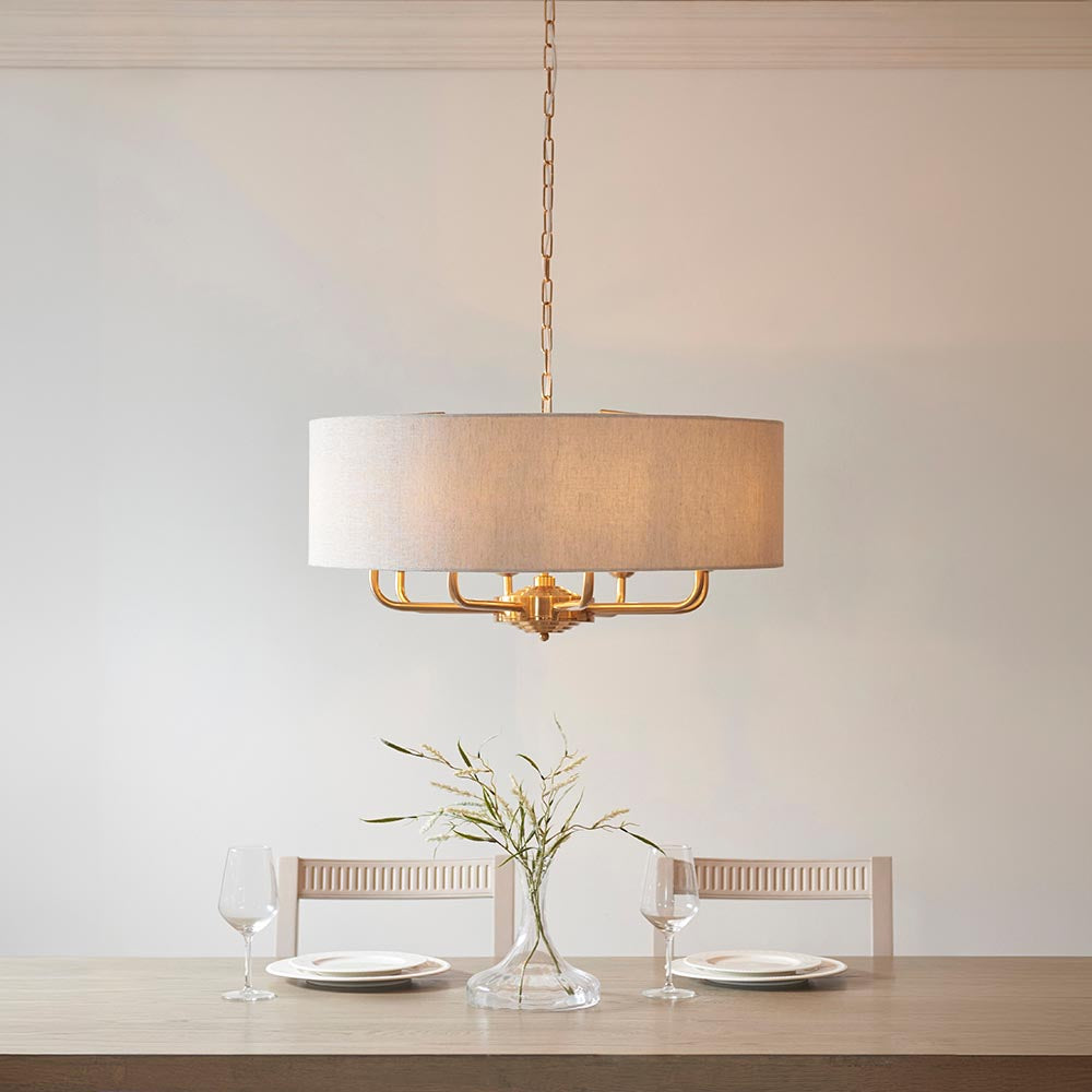 Highclere 8lt Pendant