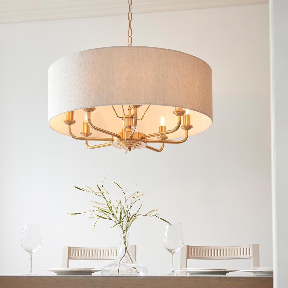Highclere 8lt Pendant