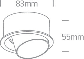 The Round Clip in Range Aluminium