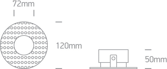 The Trimless GU10 Round Range