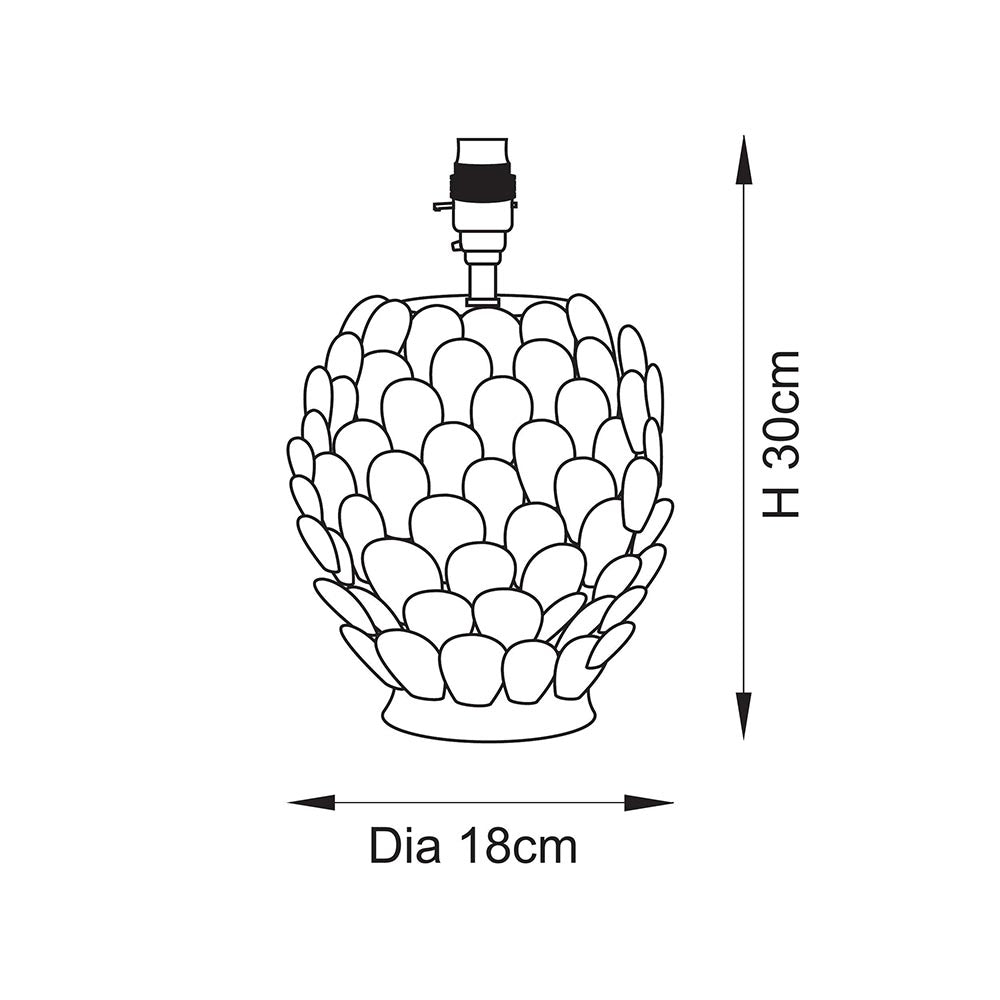 Layered Leaf Table Base
