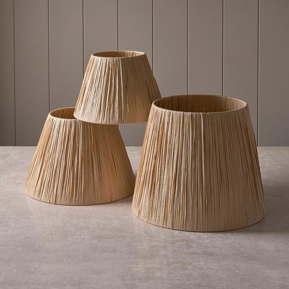 Raffia 32cm Tapered Shade