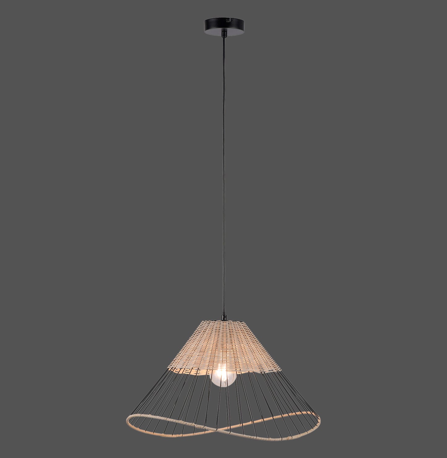 Reed - Pendant Light - Natural Wood - By Just Light - (11153-79)