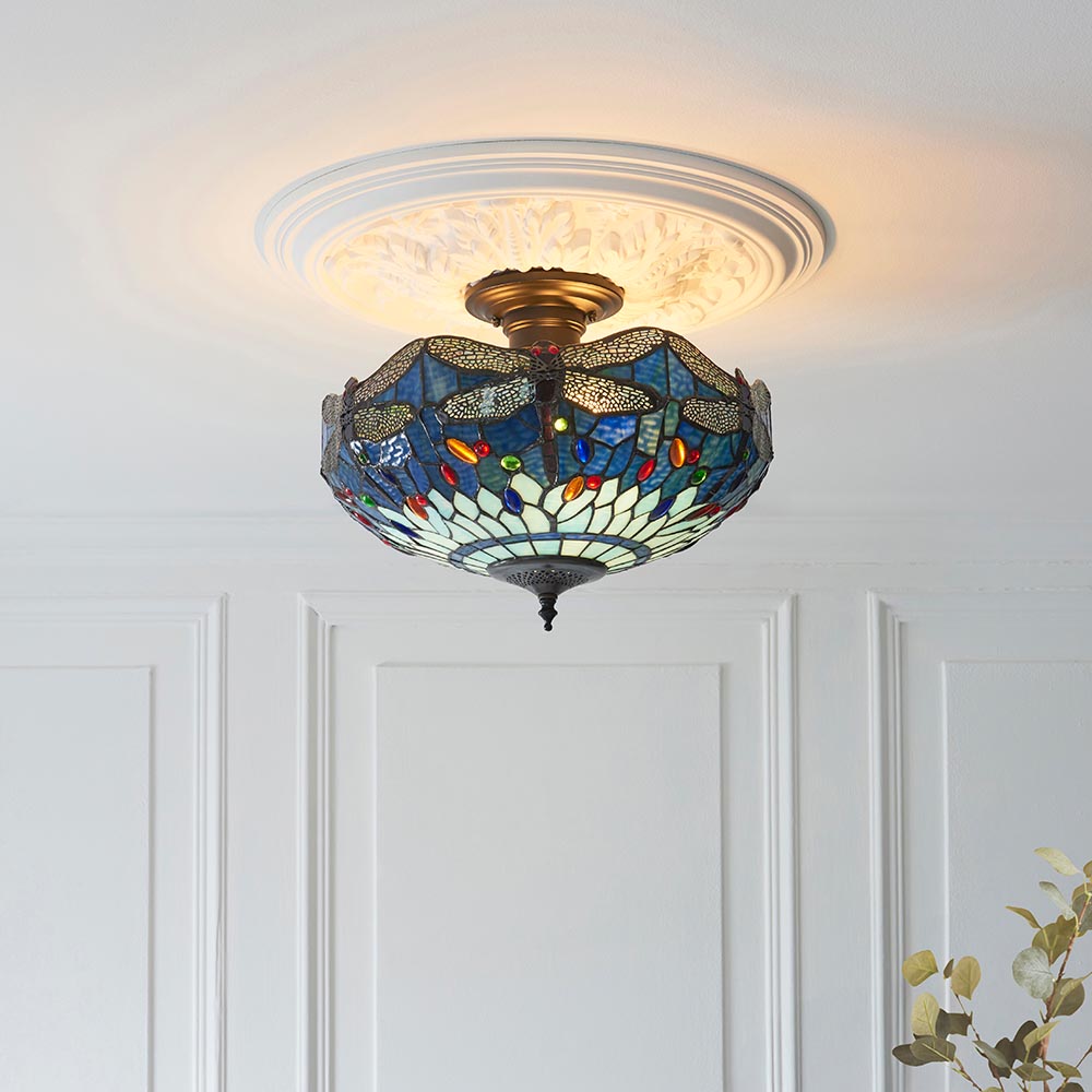 Dragonfly blue 3lt Semi Flush