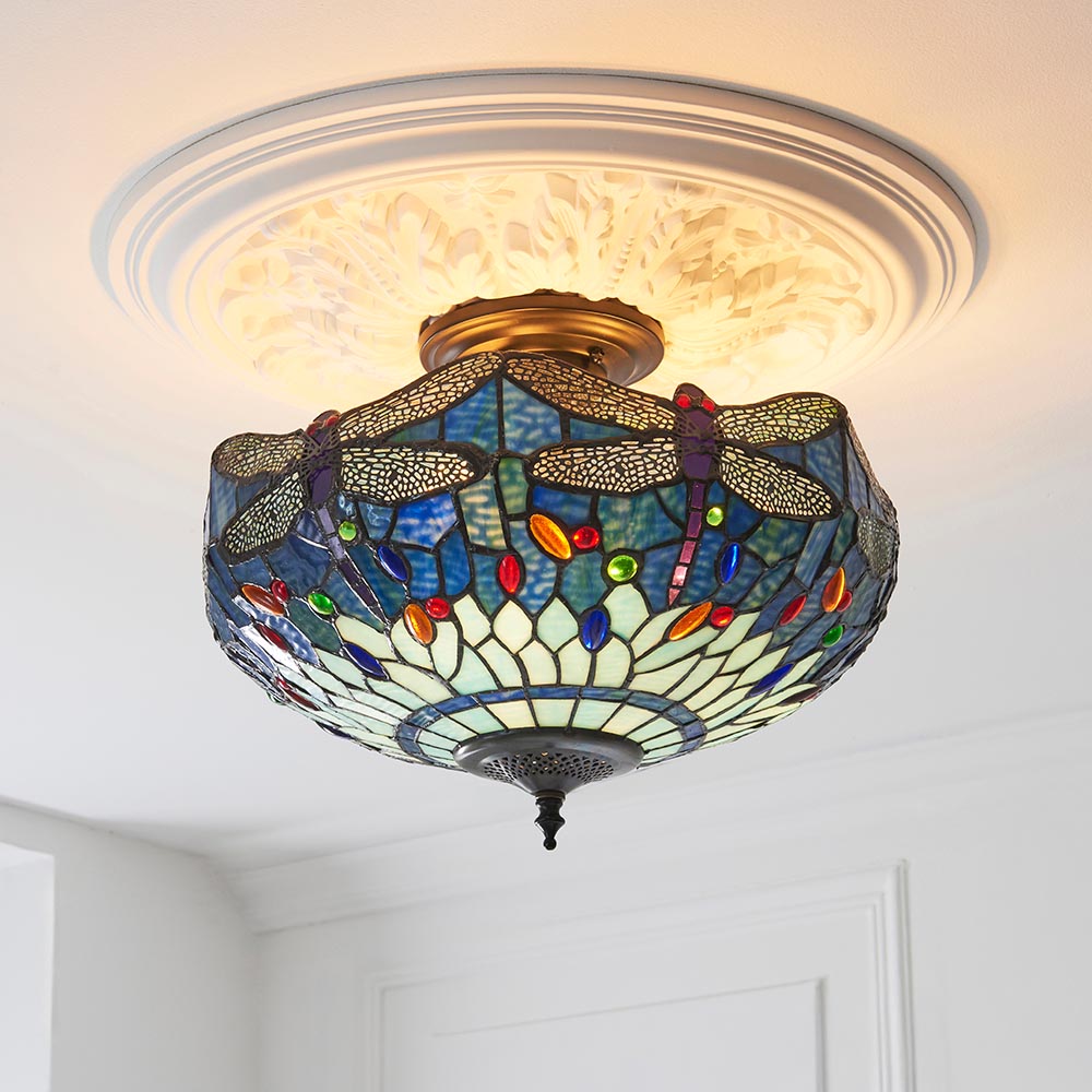 Dragonfly blue 3lt Semi Flush