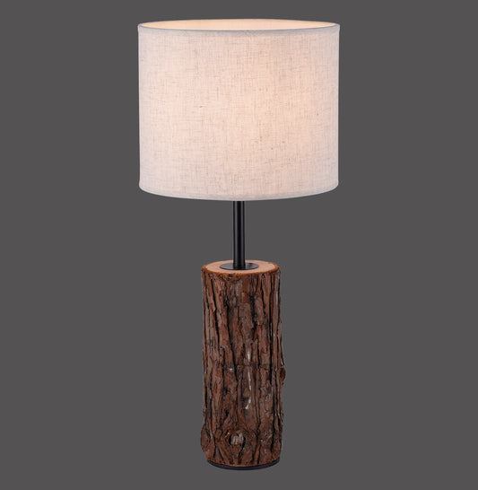 Bark - Table Lamp - Wooden Decor - By Just Light - (11233-79)