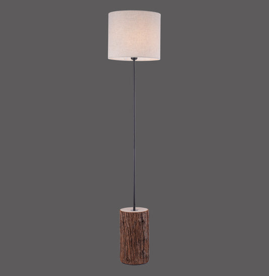 Bark - Floor Lamp - Wooden Decor - By Just Light - (11234-79)