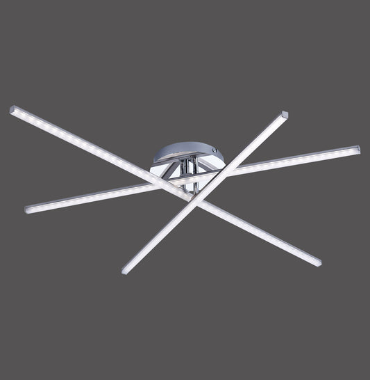 Simon - Ceiling Light - Steel - By Just Light - (11274-55)