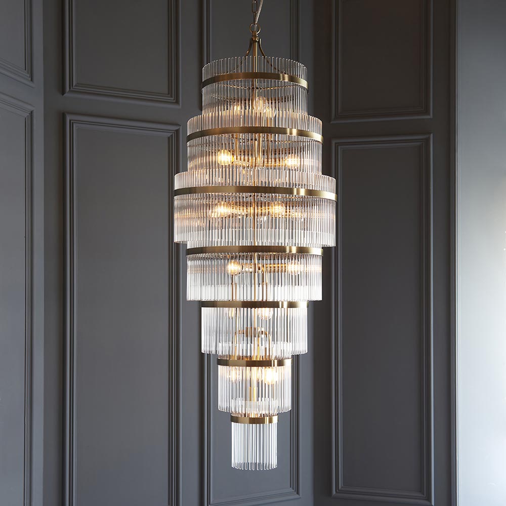 Marietta Grand 21lt Tiered Pendant