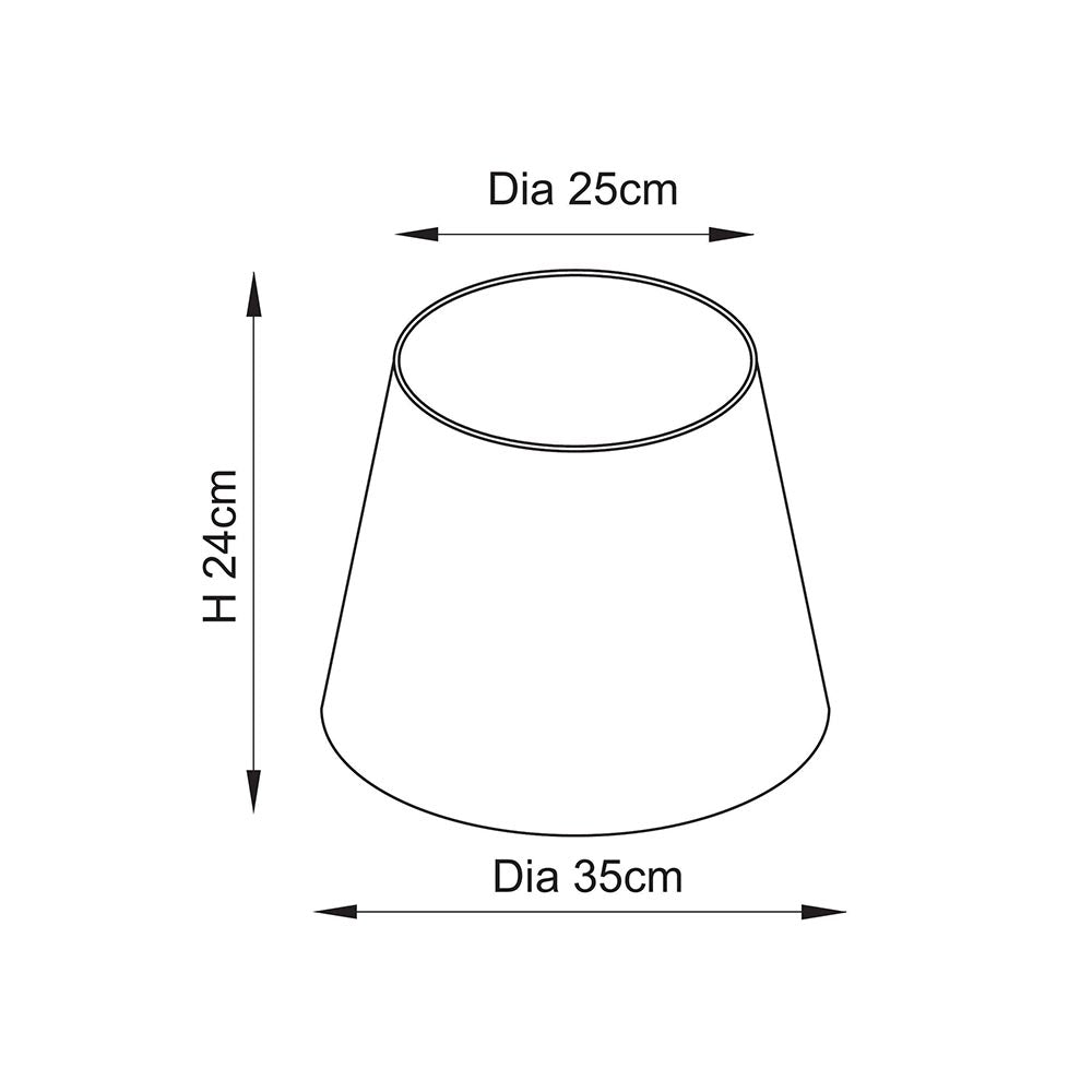 Zigzag 35cm Tapered Shade