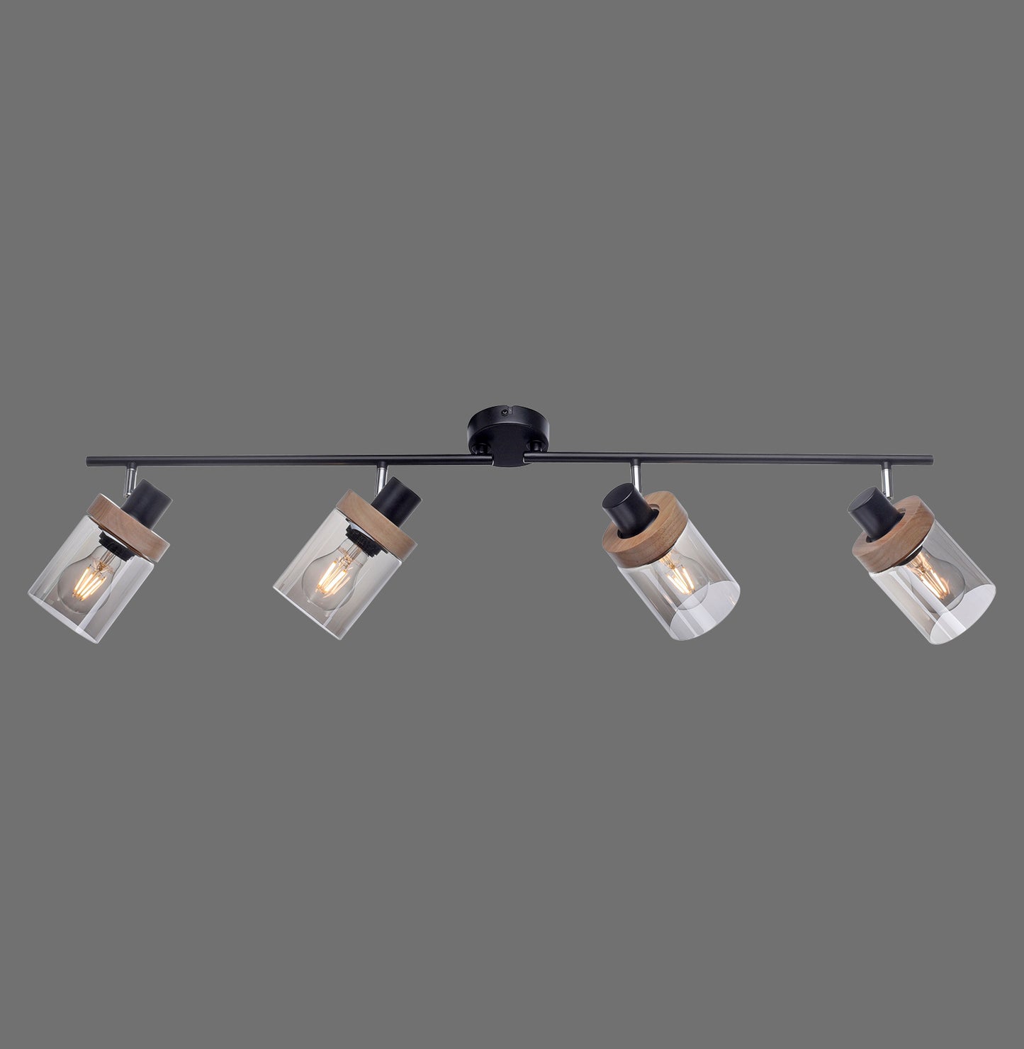 Pasqual - Ceiling Light - Black - By Just Light - (11313-18)