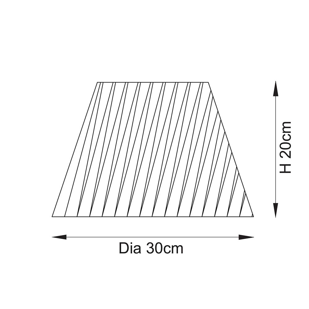Raffia 30cm Tapered Shade