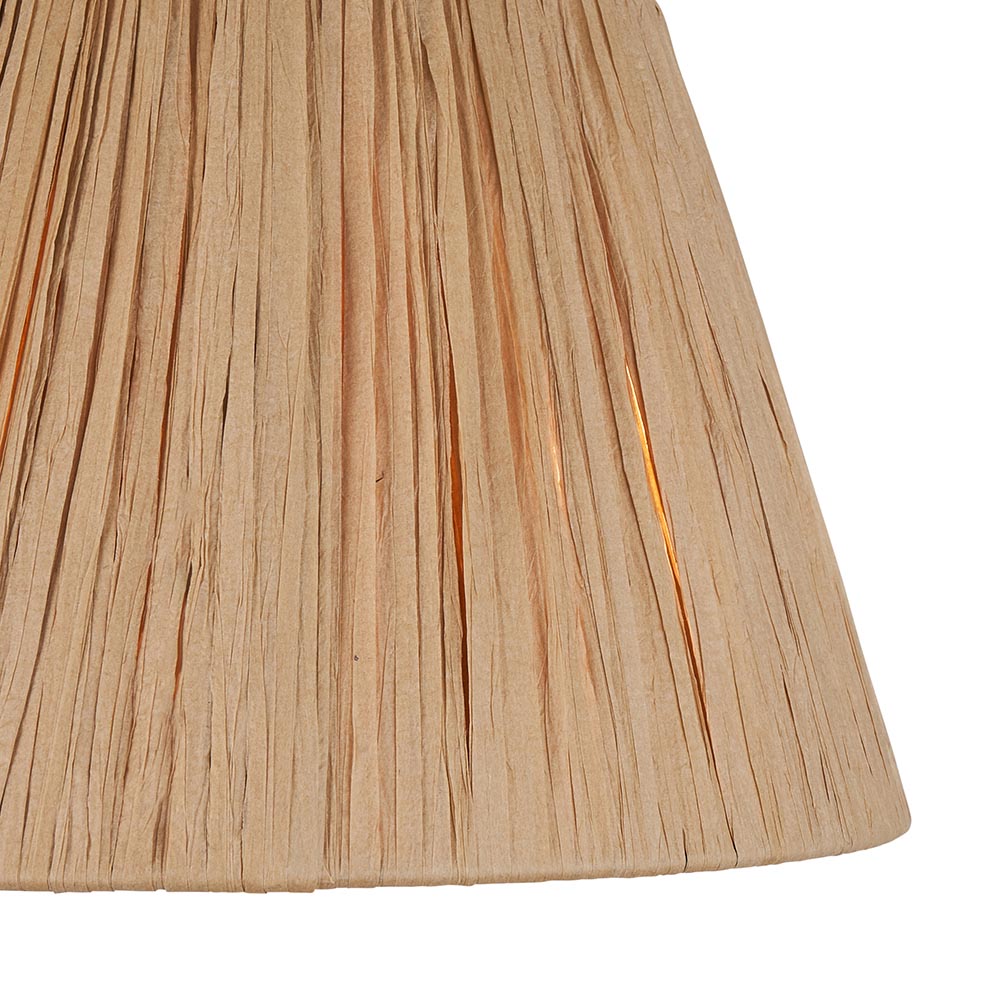 Raffia 24cm Tapered Shade