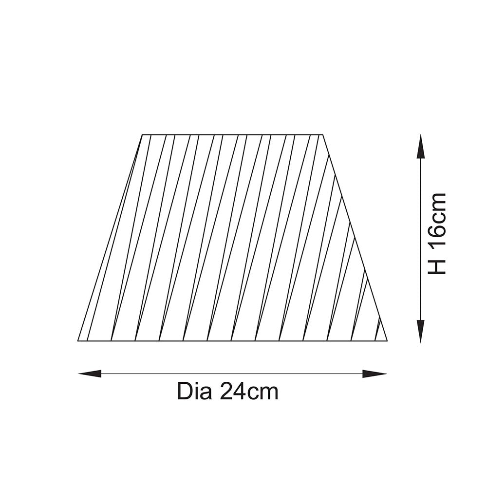 Raffia 24cm Tapered Shade