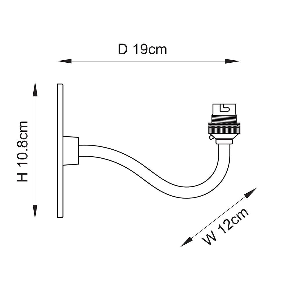 Ripple Curve Wall Fitting