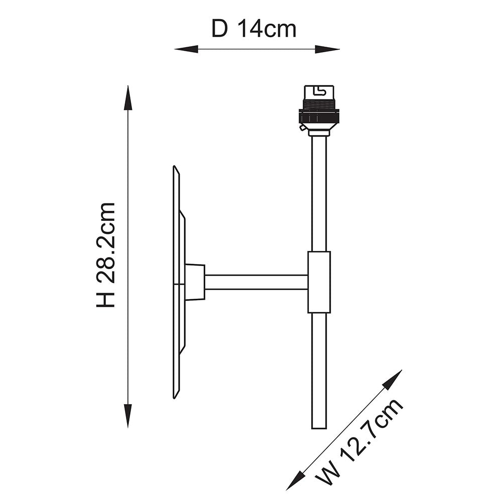 Diamond Tall Wall Fitting