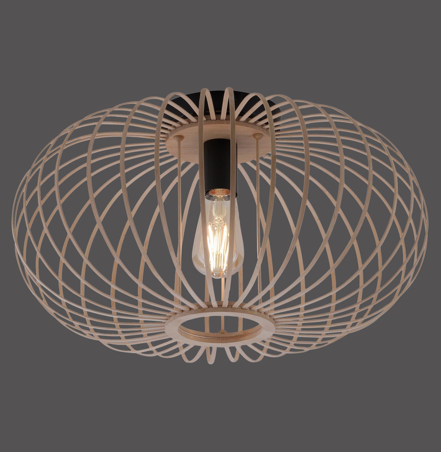 Racoon - Ceiling Light - Natural Wood - By Just Light - (11411-79)