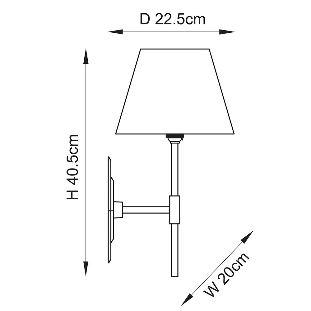 Diamond Tall & Ikat 20cm Wall