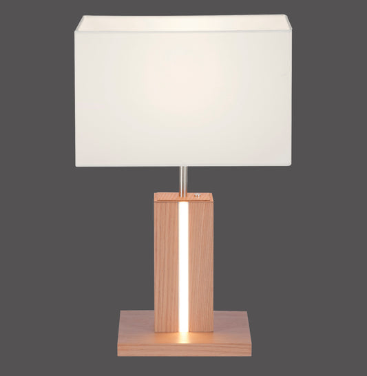 Amanda - Table Lamp - Wooden Decor - By Just Light - (11421-78)