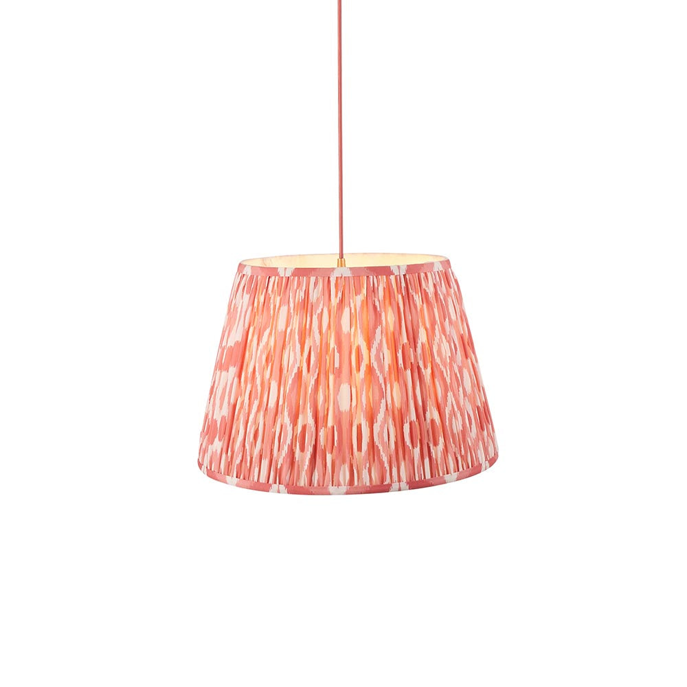 Eltham & Ikat 40cm Pendant, Red