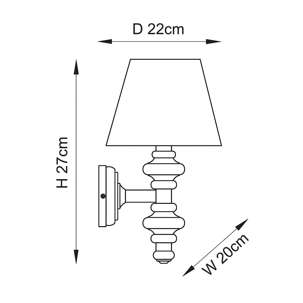 Carnaby & Zigzag 20cm Wall