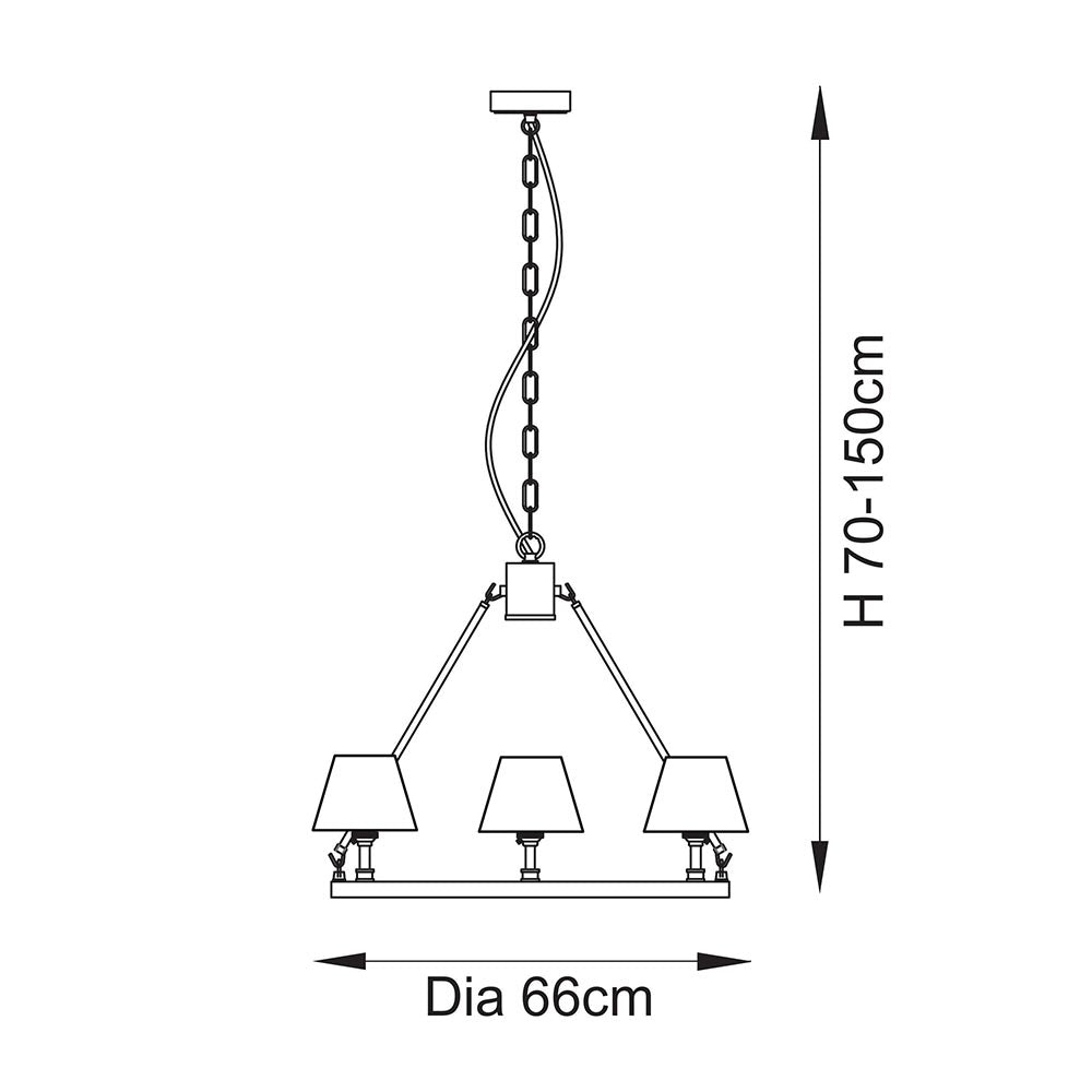 Chester & Zigzag 16cm 3lt Pendant