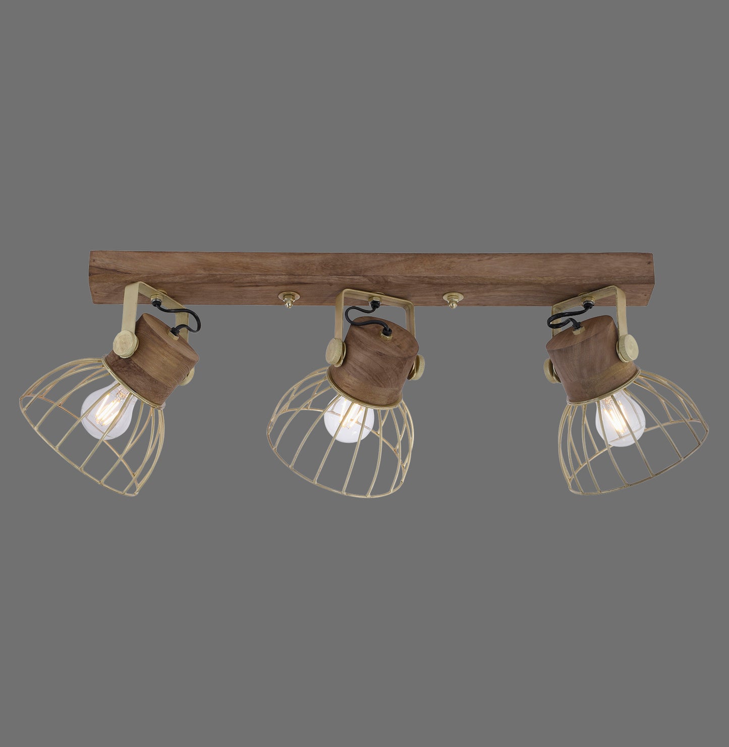 Alami - Wall And Ceiling Light - Brass Matt - By Just Light - (11488-60)