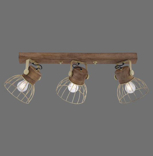 Alami - Wall And Ceiling Light - Brass Matt - By Just Light - (11488-60)