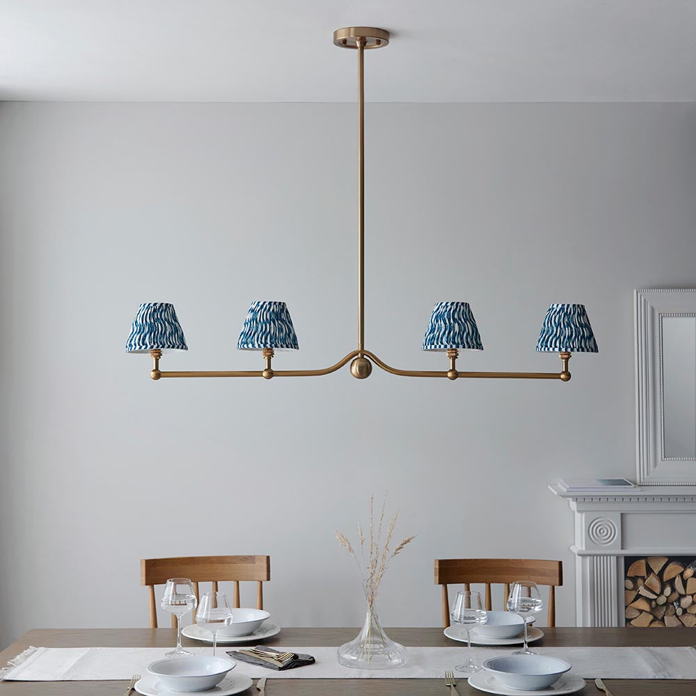 Santiago & Ripple 16cm 4lt Linear Pendant
