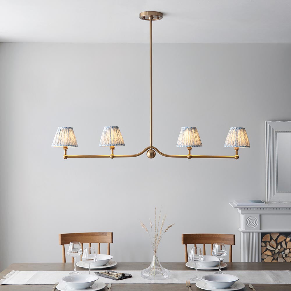 Santiago & Leaf 16cm 4lt Linear Pendant
