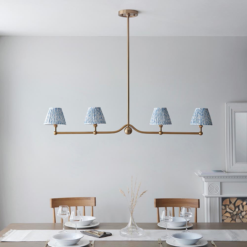 Santiago & Leaf 16cm 4lt Linear Pendant
