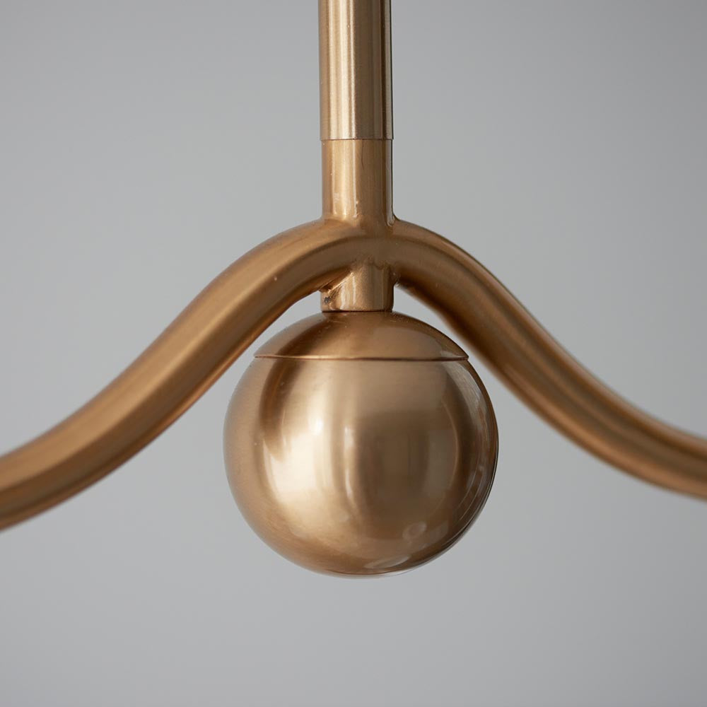 Santiago & Leaf 16cm 4lt Linear Pendant