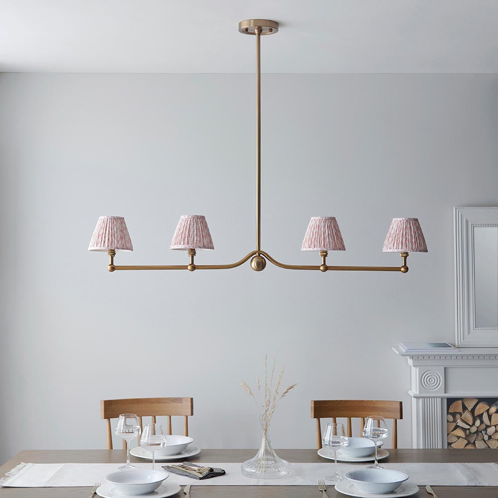Santiago & Leaf 16cm 4lt Linear Pendant