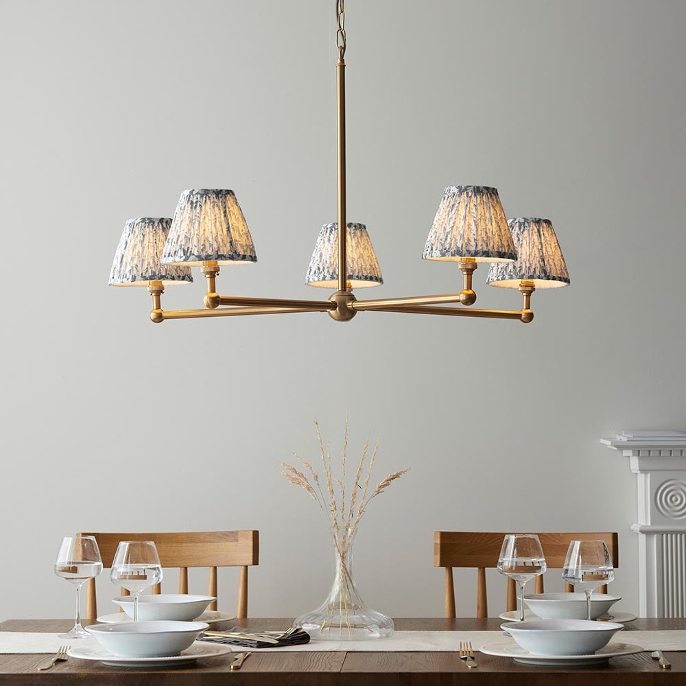 Santiago & Leaf 16cm Pearl grey shade