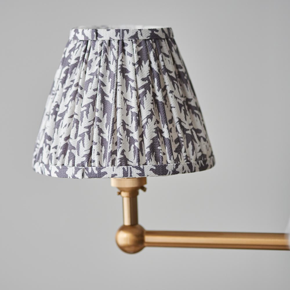 Santiago & Leaf 16cm Pearl grey shade