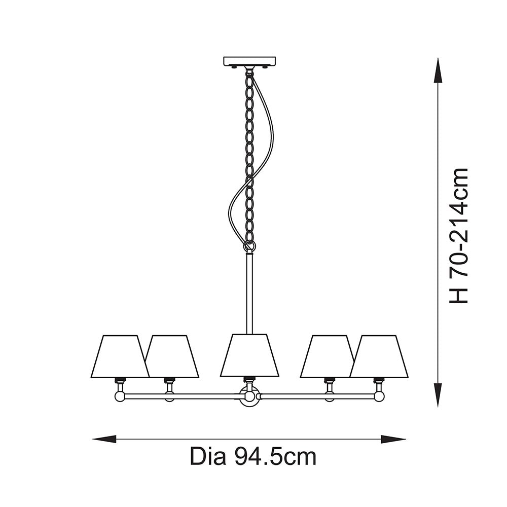 Santiago & Ripple 16cm 5lt Pendant