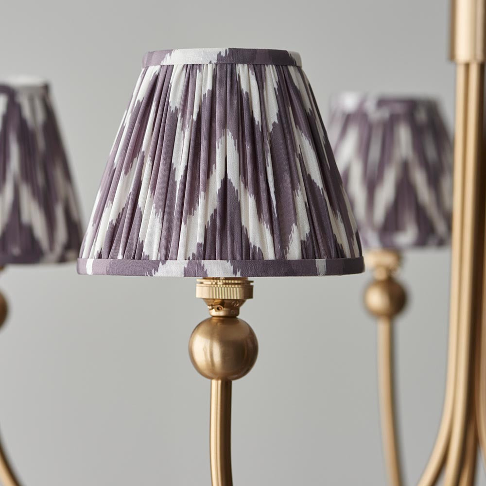 Santiago & Zigzag 16cm Pearl grey shade